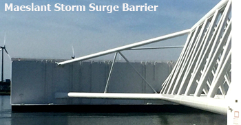 The Maeslant Storm Surge Barrier Gate